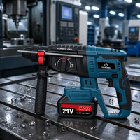 Marteau perforateur rotatif sans fil 21V YIZHIHANG avec batterie au lithium, professionnel, industriel, bricolage, travaux sur béton