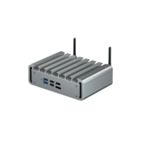 Sharerdp New MH Intel I5 Generasi ke-10 10210U Grafis HD USB3.0 RS232 VESA Mount Komputer Industri Tanpa Kipas Mini PC Garansi 3 Tahun