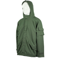 Costume d'hiver G8 personnalisé d'usine avec doublure en nylon imperméable vert olive veste à coque souple veste de costume plus épaisse et chaude
