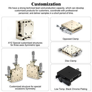 Diacion mbz40 मैनुअल चरण 40*40 मिमी z-अक्ष स्टेनलेस स्टील ऑप्टिकल माइक्रोमीटर हेड ऊर्ध्वाधर स्थापना रैखिक गाइड ब्लॉक - Product Image 4