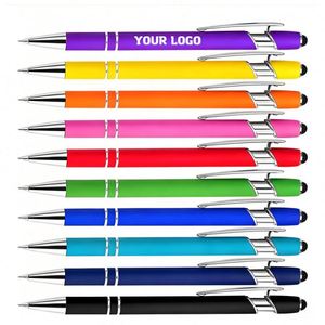 Wholesale Luxury Metal Office Ballpoint Promotion <b>Pen</b> Yellow <b>Tablet</b> Touch Personalized Advertising Gift Ball Point Logo - Product Image 4
