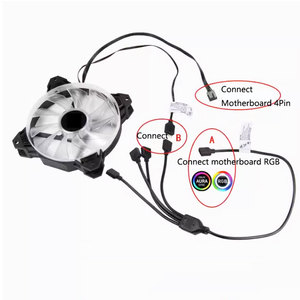 Câble d'extension femelle à femelle 3Pin 5V 4Pin 12V ARGB <span class=keywords><strong>RGB</strong></span> pour bandes LED 5050 3528 - Product Image 3