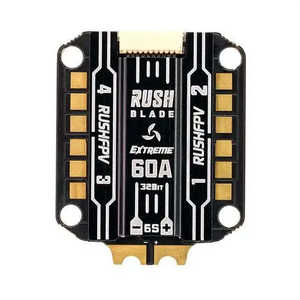 RUSHFPV RUSH BLADE V2 F722 Controlador de vuelo analógico/digital Extreme 60A 128K BLHELI32 4in1 ESC Microcontroladores Procesadores FPGA - Product Image 4
