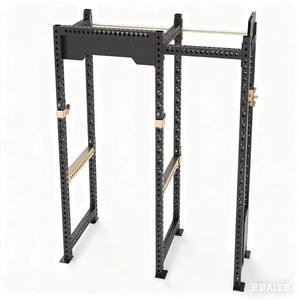 מתלה מלאה + צלב-פרימיום נירוסטה כוח אימון ציוד מקיף אימון squat תמיכה פיתוח גוף - Product Image 5