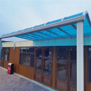 High Quality 8mm Multicolor Plastic PC Polycarbonate Roofing Sheet For Skylight Awning