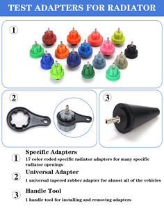 28-teiliges Fahrzeug Special Combo Tools Set Wassertank Lecks ucher & Auto kühler Druck prüfer Diagnose Master Kit - Product Image 4