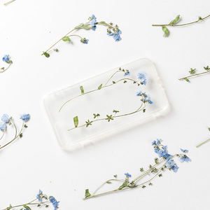 Fleurs séchées bleues naturelles Forget-Me-Not avec tige Don't Forget Me Fleur pressée pour l'artisanat, art en résine - Product Image 2