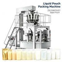 Machine de remplissage et de scellage horizontale pour sachets Doypack, fabrication de sachets préformés autoportants