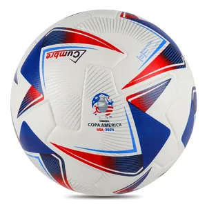 Máquina de futebol de tamanho 5 para adultos, tecnologia de costura, competição, treinamento, atividades diárias, futebol personalizado, material PU