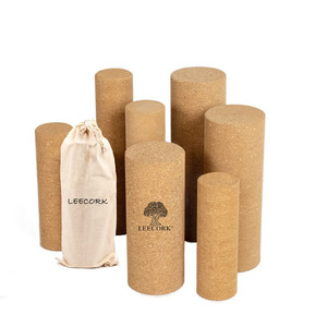 LEECORK Großhandelspreis OEM/ODM Umweltfreundliche Verbund-Kork-Yoga-Rolle Maßgefertigte Hochdichte Langlebige Massagerolle - Product Image 3