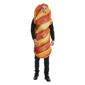 Disfraz de Pan para Cosplay, Disfraz de Comida para Adultos Unisex, Disfraz para Fiesta de Halloween - Product Image 4