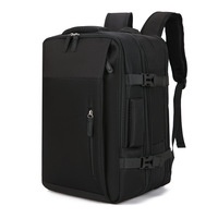 Sac à dos pour ordinateur portable unisexe grande capacité, en polyester imperméable avec doublure Oxford, motif à motifs, pour étudiants, voyages d'affaires - 20-35L