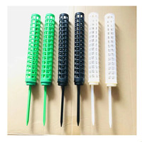 Enjeux de plantes en maille en plastique vert noir pour plantes grimpantes transparentes d'intérieur et d'extérieur