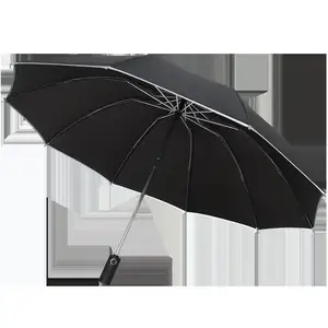 Das neue Angebot Mini Automatic Safe Lock C-Griff Upside Double Layer Reverse Umbrella