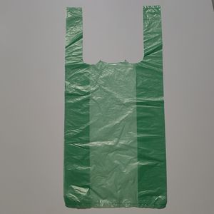 Venta caliente biodegradable barato camiseta bolsas de plástico camiseta chaleco bolsa de transporte de plástico en rollo de compras - Product Image 3