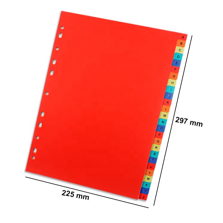 Foska A-Z Index Dividers - Organize Your Binder Efficiently