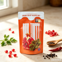 Sachet latéral personnalisé en aluminium et plastique pour emballage de miel, thé, café, lait en poudre