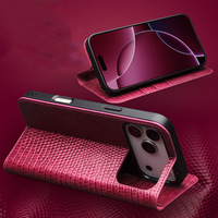 Étui de luxe pour iPhone en cuir véritable, vente directe d'usine, protection anti-chute, style Minibook