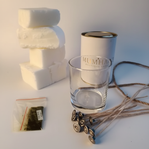 MUMHANE 1 DIY <b>Candle</b> Making <b>Set</b> with Soy Wax Beeswax Cotton for Christmas Wedding Diwali Halloween Easter - Product Image 2