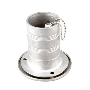 Cuello de llenado de combustible de acero inoxidable de 38 mm con diseño de flor de ciruelo, entrada de agua para hardware marino, para pesca comercial y embarcaciones - Product Image 1