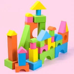 Produttore ad alta densità colorato epp EVA schiuma per bambini blocchi di costruzione di intelligenza esercizio assemblato blocco di schiuma per gattonare