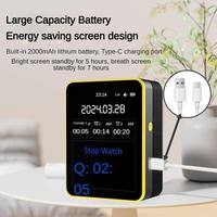 Moniteur de qualité de l'air Tuya WiFi 15-en-1, détecteur de pollution intérieure CO2 PM2.5, détecteur de gaz, compteur de dioxyde de carbone pour l'air ambiant, pour la maison