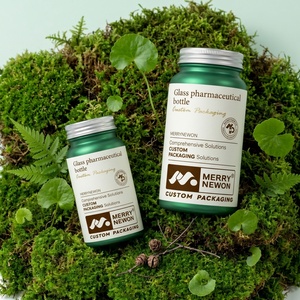 Custom Logo Printed Aluminum Capsule Pill Bottle Medicine Packaging with Screw Cap <b>for</b> Probiotic Supplement <b>Tablets</b> Storage - Product Image 6