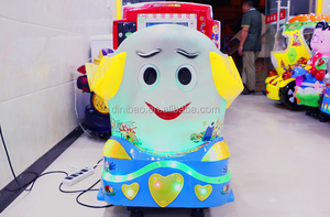 Dinibao Popular parque de atracciones de plástico que funciona con monedas Kiddie Ride Kid Swing Machine para doble jugador 110V-220V - Product Image 4