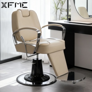 Mobilier de salon de coiffure Chaises de <span class=keywords><strong>coupe</strong></span> de <span class=keywords><strong>cheveux</strong></span> pour femmes Chaise de coiffure jaune Chaise de <span class=keywords><strong>coupe</strong></span> de <span class=keywords><strong>cheveux</strong></span> de barbier inclinable Salon avec tabouret - Product Image 1