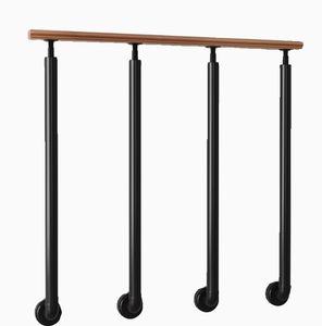 Modern Eenvoudig Ontwerp Voor Ijzeren Trapleuning Interieur Ijzeren Trapleuning Roestvrijstalen Houten Trapleuning - Product Image 2