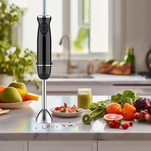 Batidora de Mano Eléctrica 3 en 1 de 600W para Uso Doméstico, Fácil de Limpiar, 4 Cuchillas, Mezcladora Manual de Cocina, ABS, Limpieza Rápida - Product Image 5