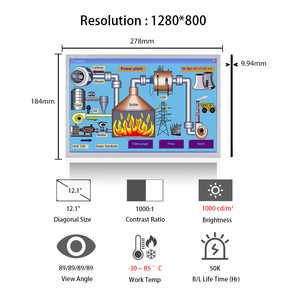AUO Original 1280x800 Monitor de paciente Panel <span class=keywords><strong>LCD</strong></span> Pantalla TFT IPS de 12,1 pulgadas Legible con luz solar G121EAN01.2 para dispositivos médicos - Product Image 1