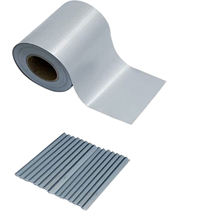 Strisce frangivista in PVC 19cm*35m Grigie per Recinzione da Giardino, Rotolo Ecologico Impermeabile <span class=keywords><strong>TAK</strong></span> SR-006 Saldato Chimicamente - Product Image 2