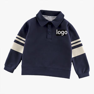 Camiseta Polo para Niños, Estilo Otoñal, Sudadera Cálida para Niños Grandes, Camiseta Interior - Product Image 2