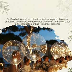 Wholesale in the Trend 10" 18" 24" 36" Transparent PVC <b>Round</b> UV Printed <b>Balloons</b> for Birthday Wedding Party Decorations - Product Image 5