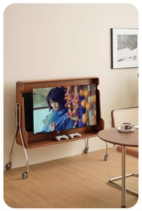 Скандинавская европейская тумба под телевизор из массива тика, передвижная, в стиле ретро, для небольшой квартиры, спальни, отеля, гостиной, домашняя мебель - Product Image 3