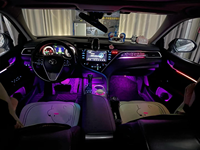 Rythme RGB éclairage ambiant 64 couleurs APP contrôle tactile 2018-2023 pour Camry voiture éclairage intérieur Auto éclairage intérieur