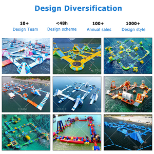 Parc d'attractions aquatique <span class=keywords><strong>gonflable</strong></span> flottant sur mesure pour adultes, à grande échelle, en vinyle <span class=keywords><strong>avec</strong></span> <span class=keywords><strong>structure</strong></span> en acier, taille personnalisable - Product Image 6