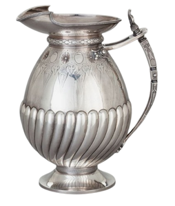 Design gravé Style classique Verres Accessoires de cuisine Pichet à eau en métal en laiton Pichet écologique avec poignée - Product Image 2