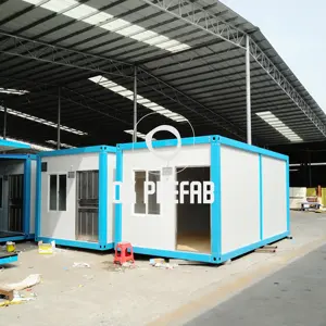Bangunan Rumah Struktur Baja Prefabrikasi untuk Mesin Rumah Prefab