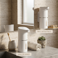 Distributeur de savon liquide mural automatique étanche avec capteur pour hôtel et salle de bain
