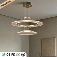 Lustre de salon de luxe moderne, lampe suspendue pour îlot de cuisine et restaurant, luminaire suspendu design pour salon