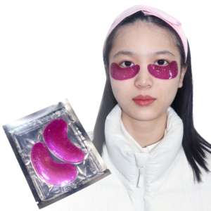 Patchs pour les <span class=keywords><strong>yeux</strong></span> en collagène végétalien biologique avec vitamine C, acide hyaluronique, <span class=keywords><strong>masque</strong></span> en feuille d'hydrogel pour les cernes, anti-rides, hydratant - Product Image 4