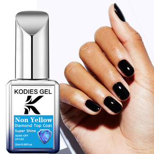 KODIES-Esmalte de <span class=keywords><strong>Uñas</strong></span> de Gel UV, Sellador de Acabado de Gel Súper Brillante, No Amarillo, Etiqueta Privada, Sin Tacto Adhesivo - Product Image 4