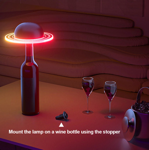 Cordless <strong>Table</strong> Lamp Dimmable LED Wine Bottle Light Portable Rechargeable Desk Lamp For Restaurant Decor - Product Image 5