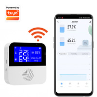 Capteur d'environnement WiFi d'intérieur Tuya Smart, thermomètre numérique sans fil, hygromètre, précision 2% RH, rapide