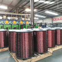 Model QZYL-2/180 kelas 2 kawat lilitan aluminium berenamel, kawat aluminium magnetik EIW untuk memutar ulang Motor Vietnam