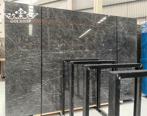 Mármol Gris Estrella Goldtop, Piedra Natural Impermeable, Losas Pulimentadas, Encimeras, Cubiertas para Baños, Baldosas para Pisos, Paneles de Pared para Hoteles - Product Image 4