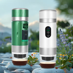 Cafetera Espresso Inalámbrica Portátil, Estilo Americano, Cápsulas Concentradas, Carcasa de Acero Inoxidable, Sistema de Preparación USB para Exteriores - Product Image 1