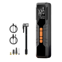 Gonfleur de pneus de voiture sans fil HF8018 Pompe de gonflage Compresseur d'air portable Quatre lumières LED Arrêt automatique